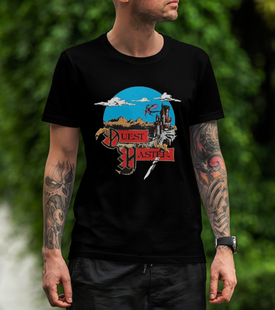 Quest Master High Fantasy Adventure Dragon Castle T-Shirt