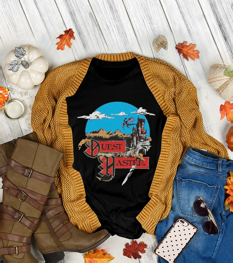 Quest Master High Fantasy Adventure Dragon Castle T-Shirt
