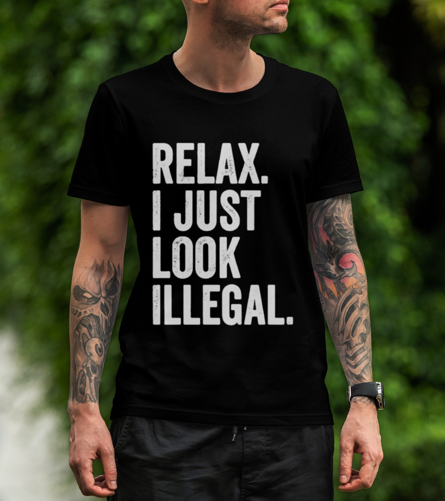 Ronald Acuna Jr Relax I Just Look Illegal 2026 T-Shirt