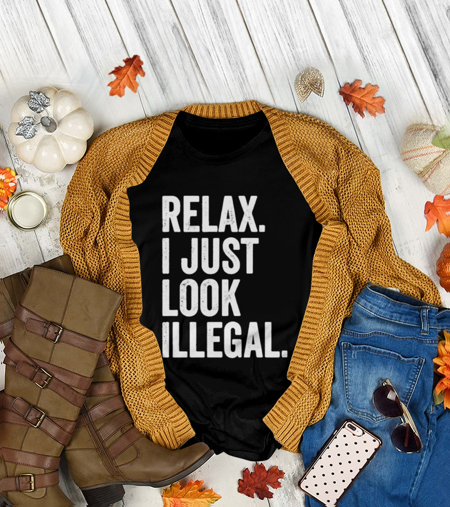 Ronald Acuna Jr Relax I Just Look Illegal 2026 T-Shirt