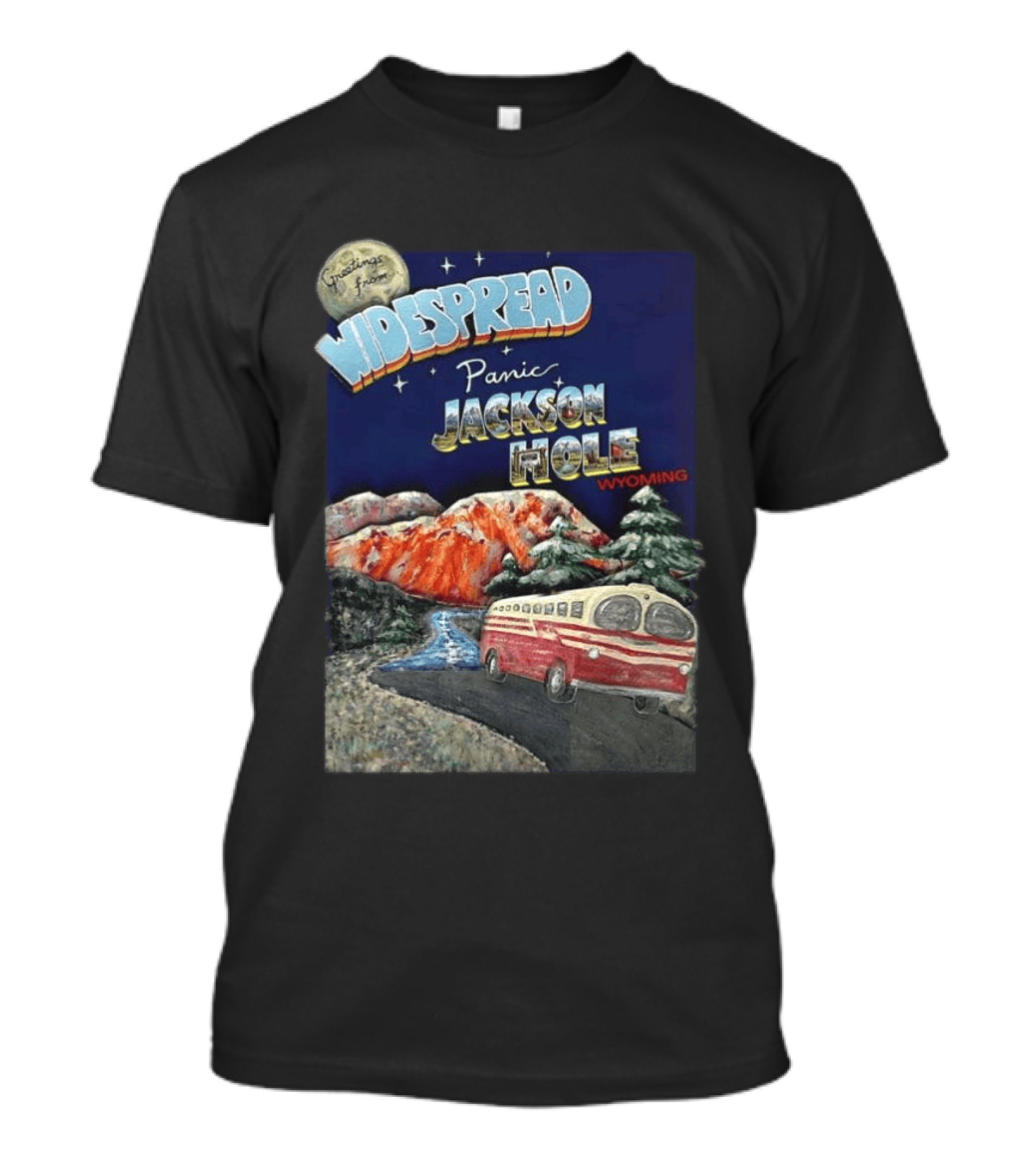 Greetings From Widespread Panic Jackson Hole Wyoming July 5 2026 Show Announce T-Shirt