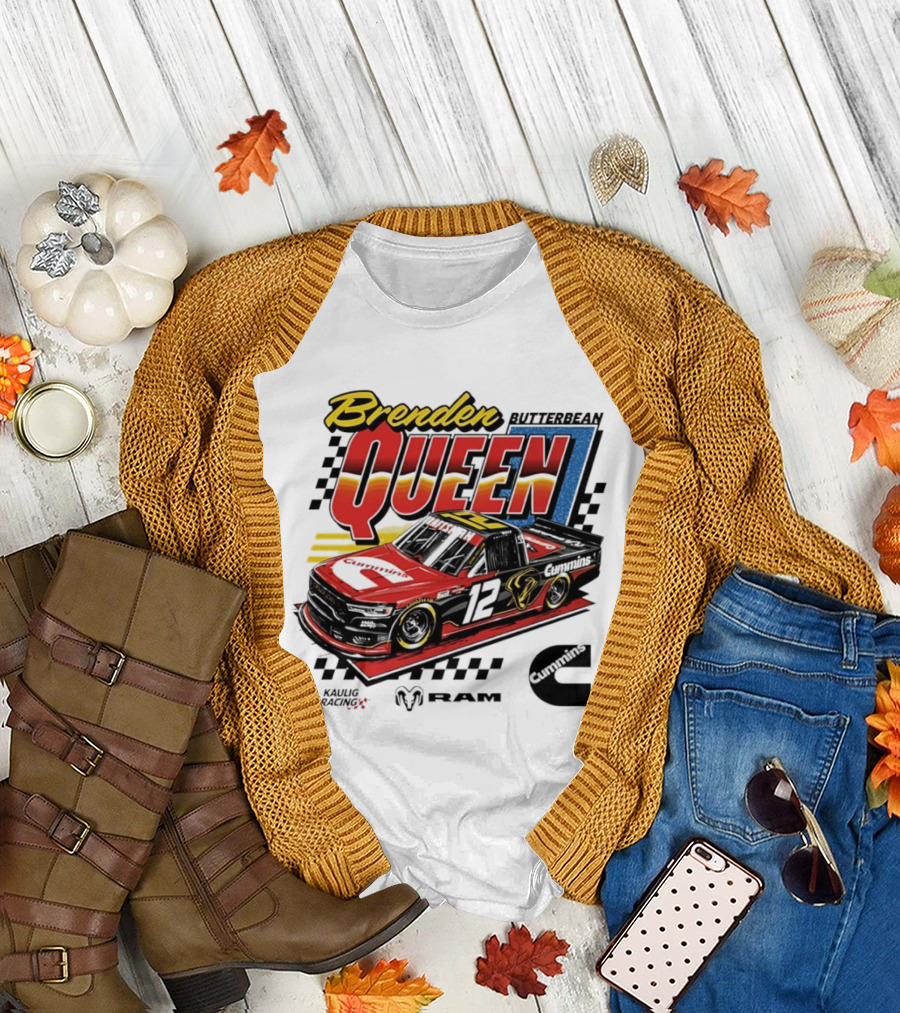 Brenden Queen Butterbean Kaulig Racing Craftsman Cummins Truck 12 RAM T-Shirt