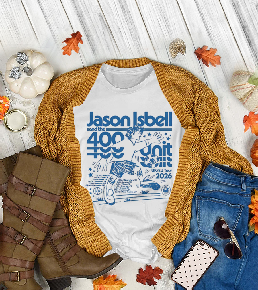 Jason Isbell 400 Unit Live June 2026 Southeastern Records UK EU Tour T-Shirt