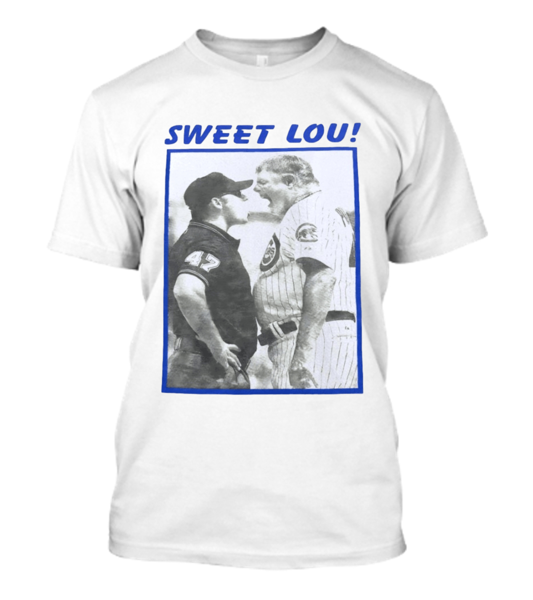 Sweet Lou Piniella Chicago Cubs MLB Umpire Confrontation T-Shirt