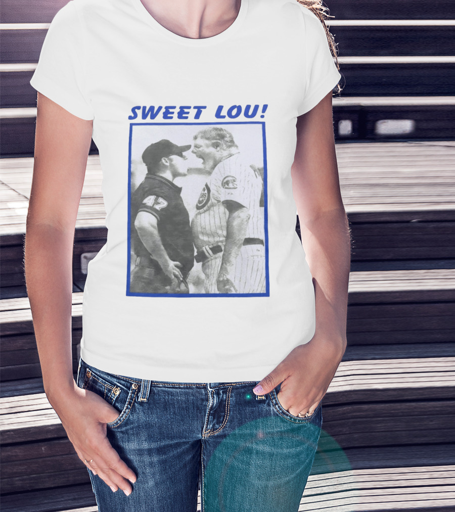 Sweet Lou Piniella Chicago Cubs MLB Umpire Confrontation T-Shirt