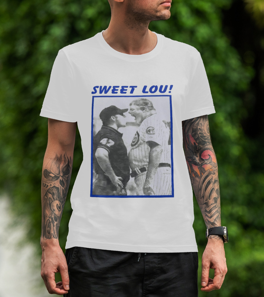 Sweet Lou Piniella Chicago Cubs MLB Umpire Confrontation T-Shirt