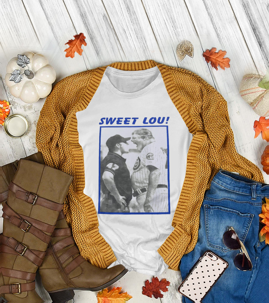 Sweet Lou Piniella Chicago Cubs MLB Umpire Confrontation T-Shirt