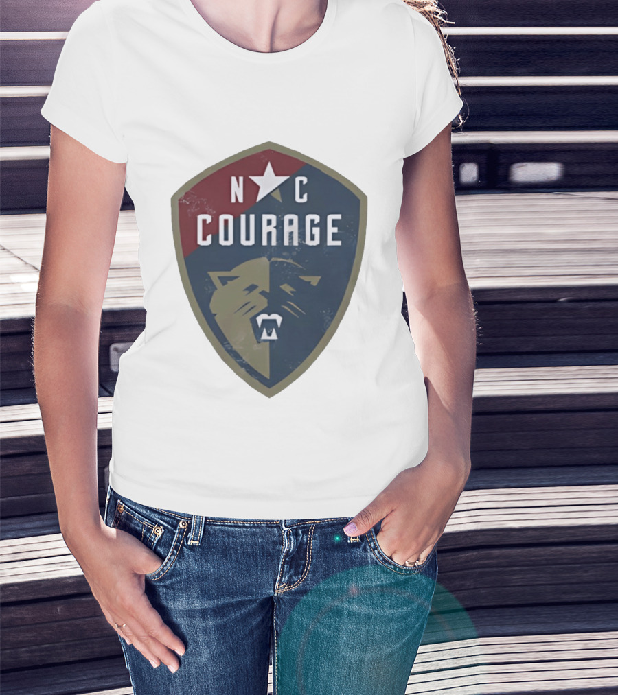 North Carolina Courage Star Shield NC Courage T-Shirt