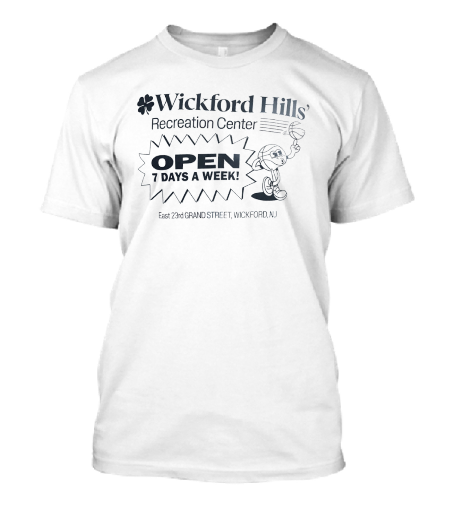 Wickford Hills Recreation Center Open 7 Days East 23rd Grand Street Wickford NJ T-Shirt