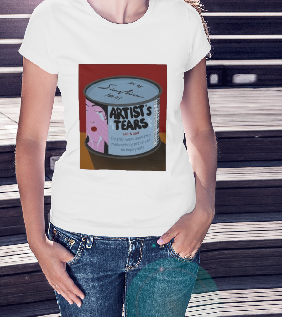 Artist's Tears Salt And Sad Freshly Wept Aged 29.5 Melancholy Preserved No Expiry Date T-Shirt