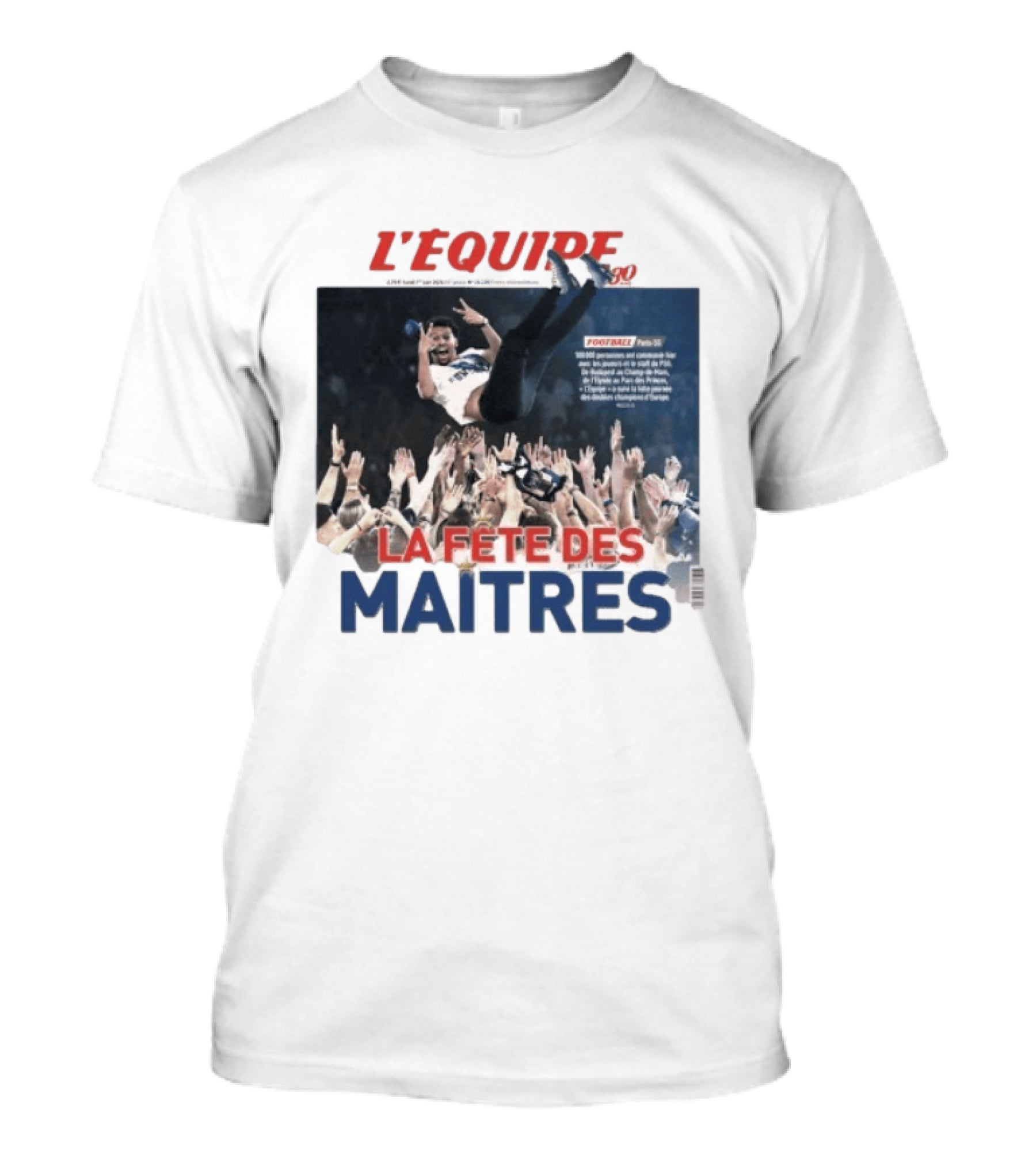 L'Equipe La Fête Des Maitres Football Joyful Celebration T-Shirt