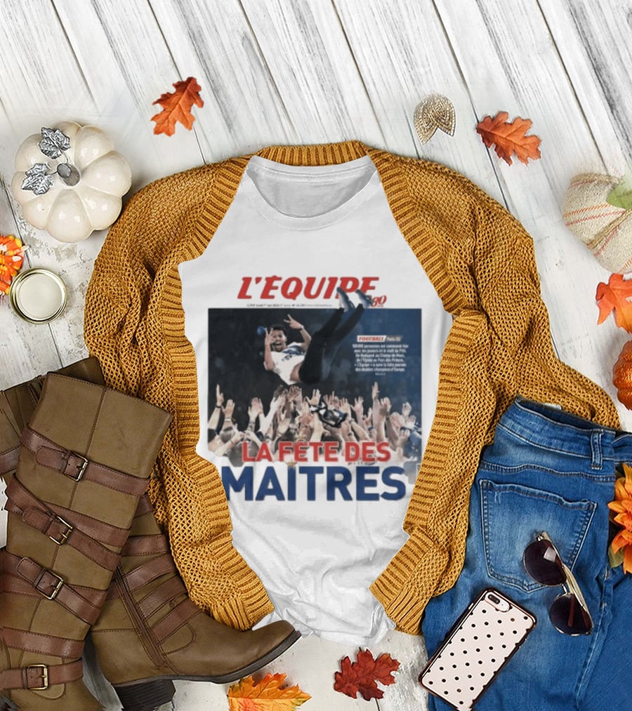 L'Equipe La Fête Des Maitres Football Joyful Celebration T-Shirt