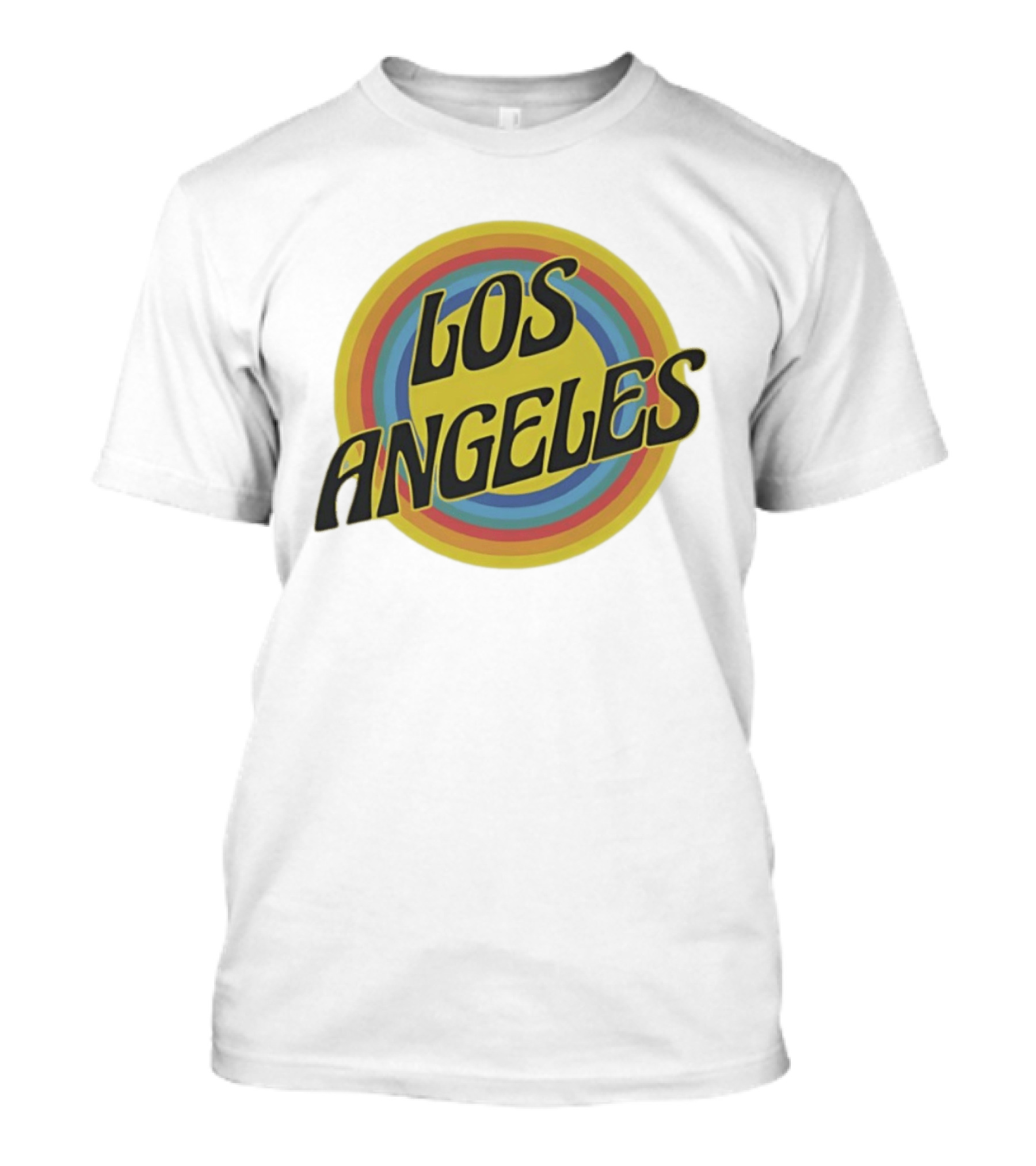 Los Angeles Vintage Rainbow T-Shirt