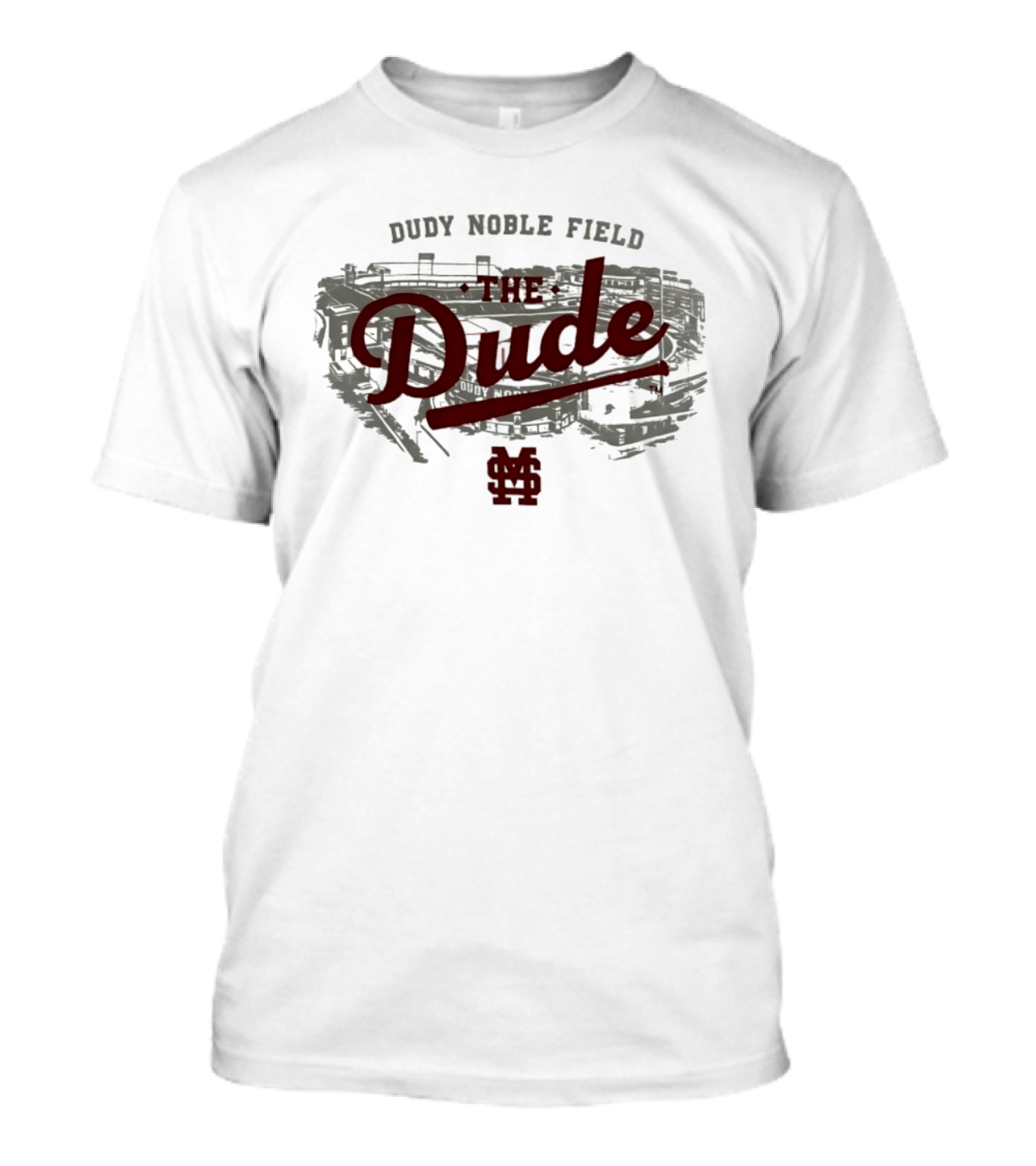 Mississippi State Bulldogs The Dude Dudy Noble Field MS T-Shirt