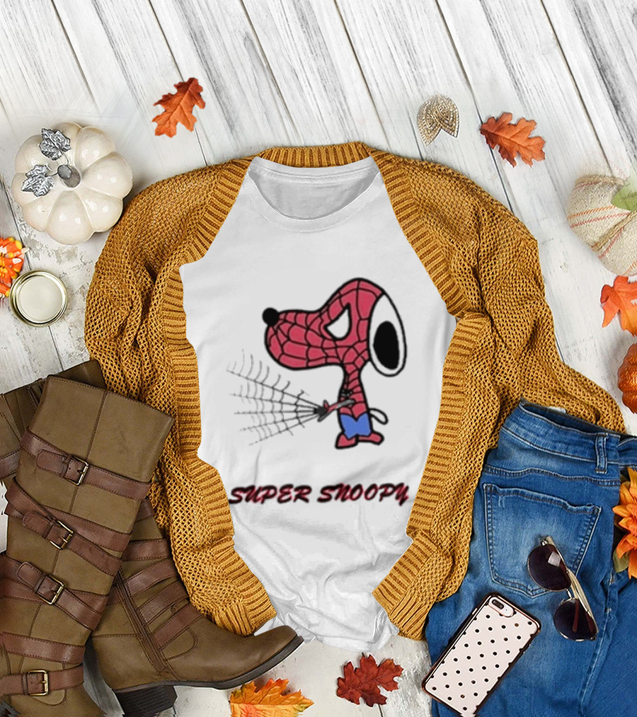Super Snoopy Spider Adventure T-Shirt
