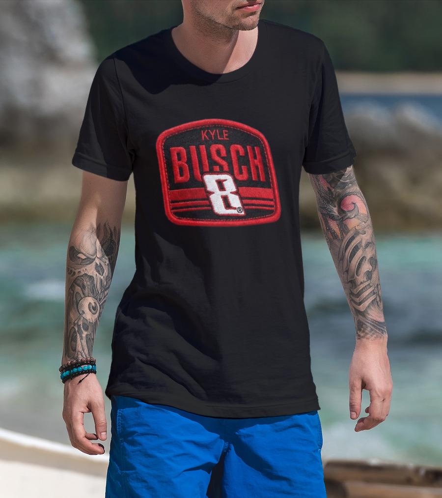 Kyle Busch 8 Racing Patch Hat T-Shirt