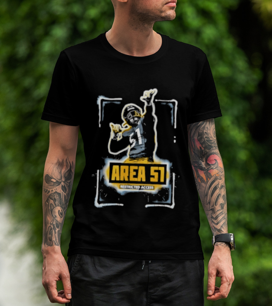 Steelers Nick Herbig Area 51 Restricted Access T-Shirt