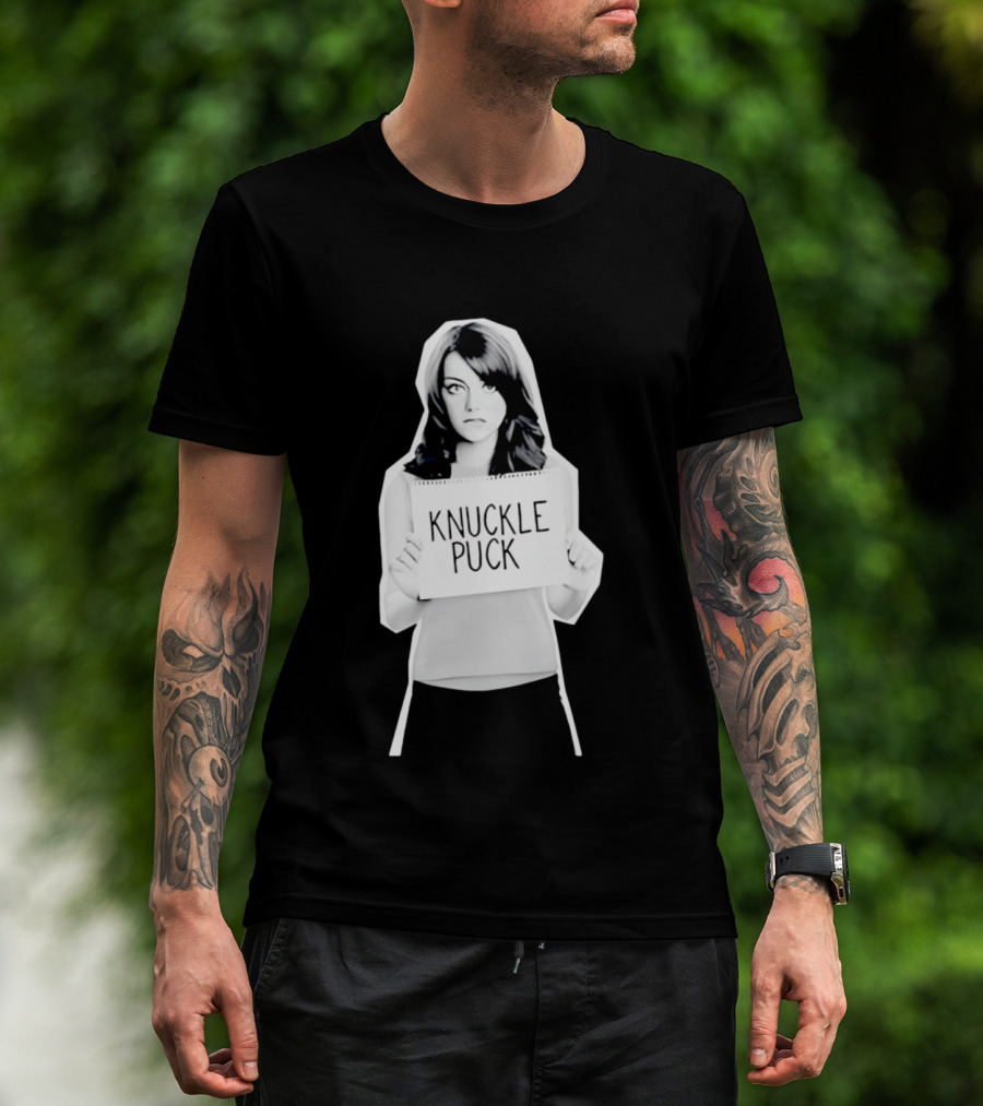 Emma Stone Knuckle Puck Sign T-Shirt