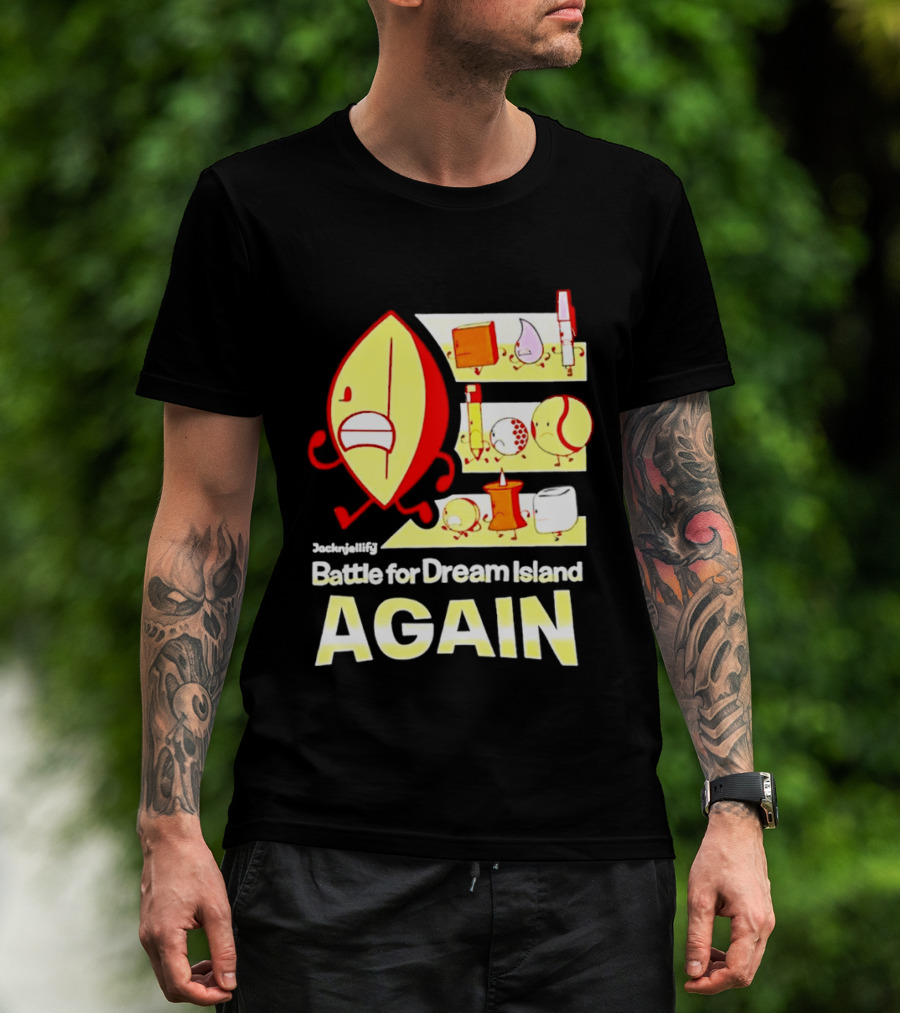 Battle For Dream Island Again Leafy BFDI Characters T-Shirt