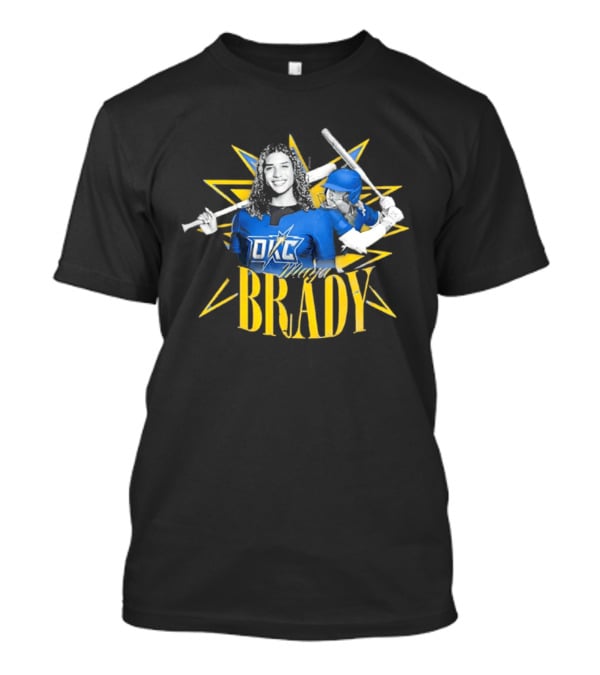 Oklahoma City Spark Maya Brady Stars Softball Player OKC T-Shirt