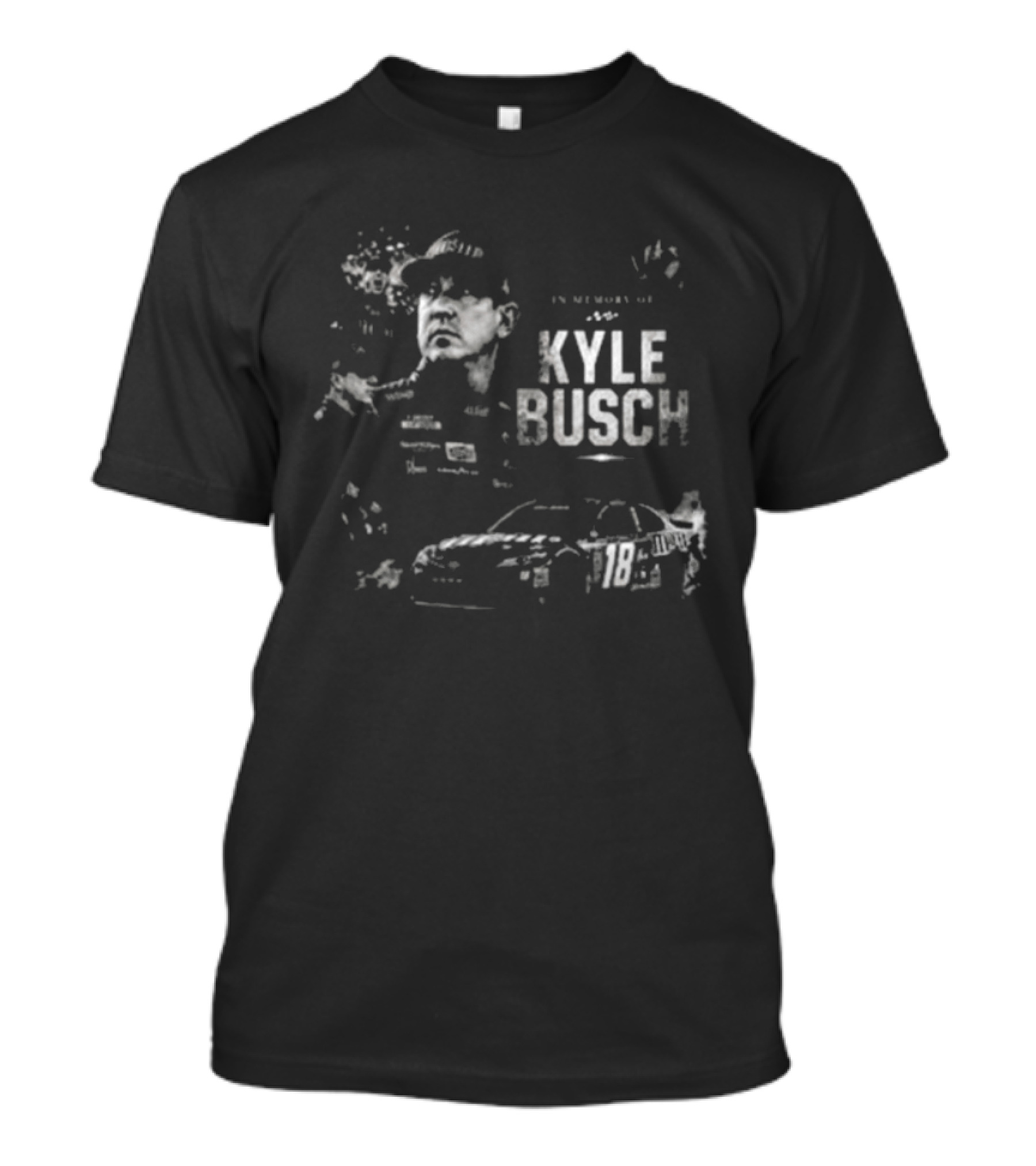 In Memory Of Kyle Busch 2026 NASCAR Racing Driver With Car T-Shirt
