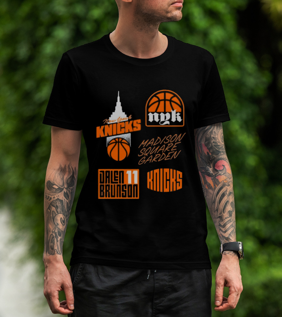 New York Knicks Jalen Brunson MSG NYK 11 Madison Square Garden T-Shirt