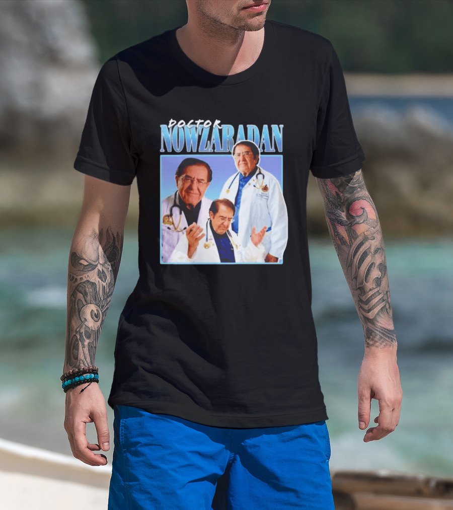 Doctor Nowzaradan My 600Lb Life Blue Stethoscope T-Shirt
