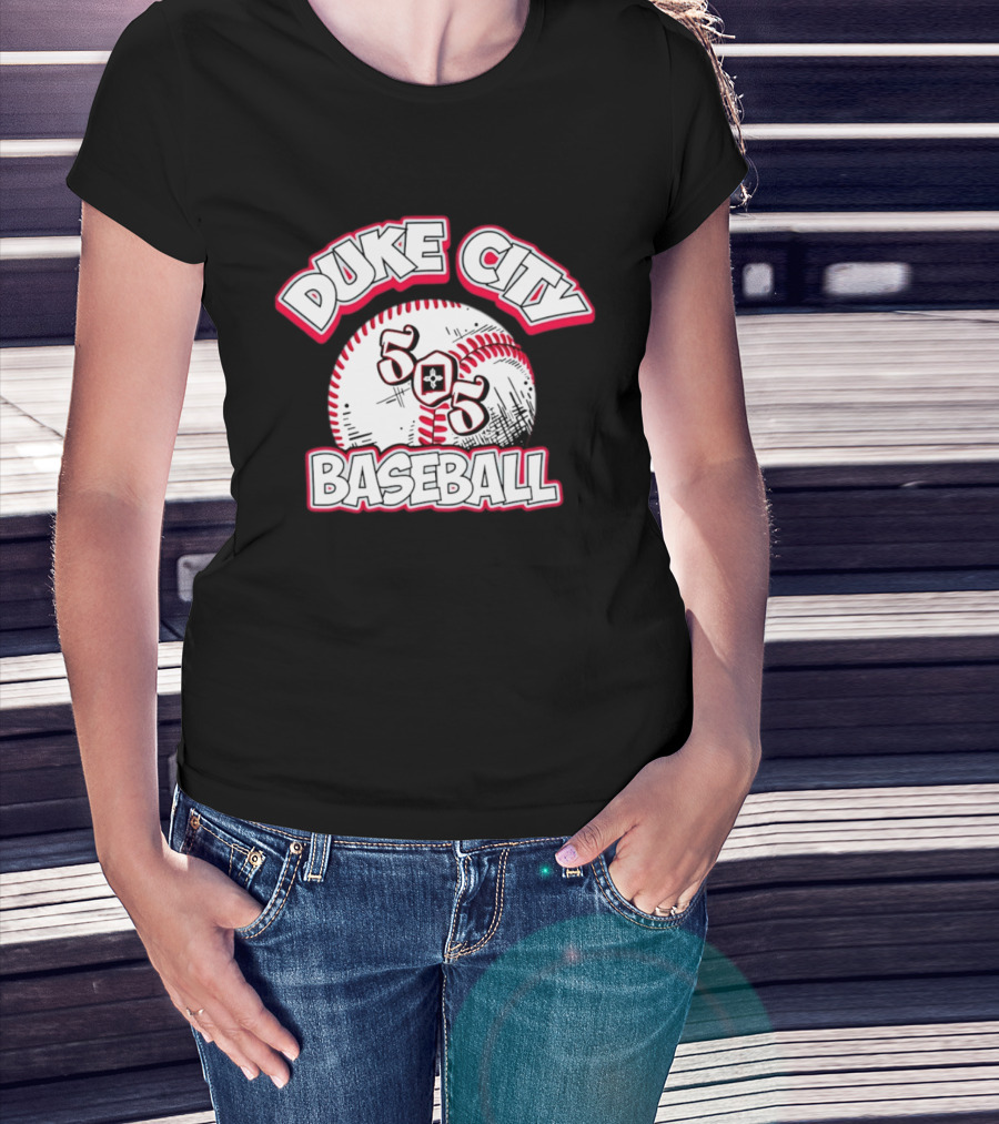 Duke City Baseball 505 Zia Symbol And Baseball T-Shirt