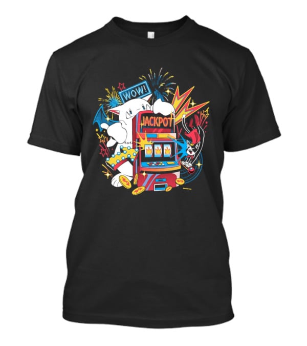 Final Fantasy Moogle Jackpot Slot Machine WOW Explosion T-Shirt