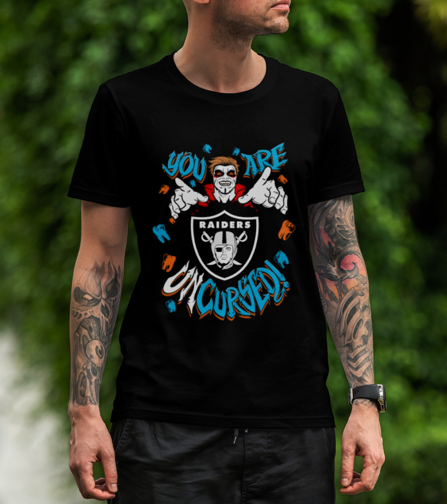 WWE Danhausen Las Vegas Raiders You Are Uncursed T-Shirt
