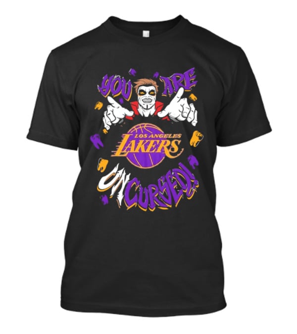 WWE Los Angeles Lakers You Are Uncursed Danhausen Collaboration T-Shirt