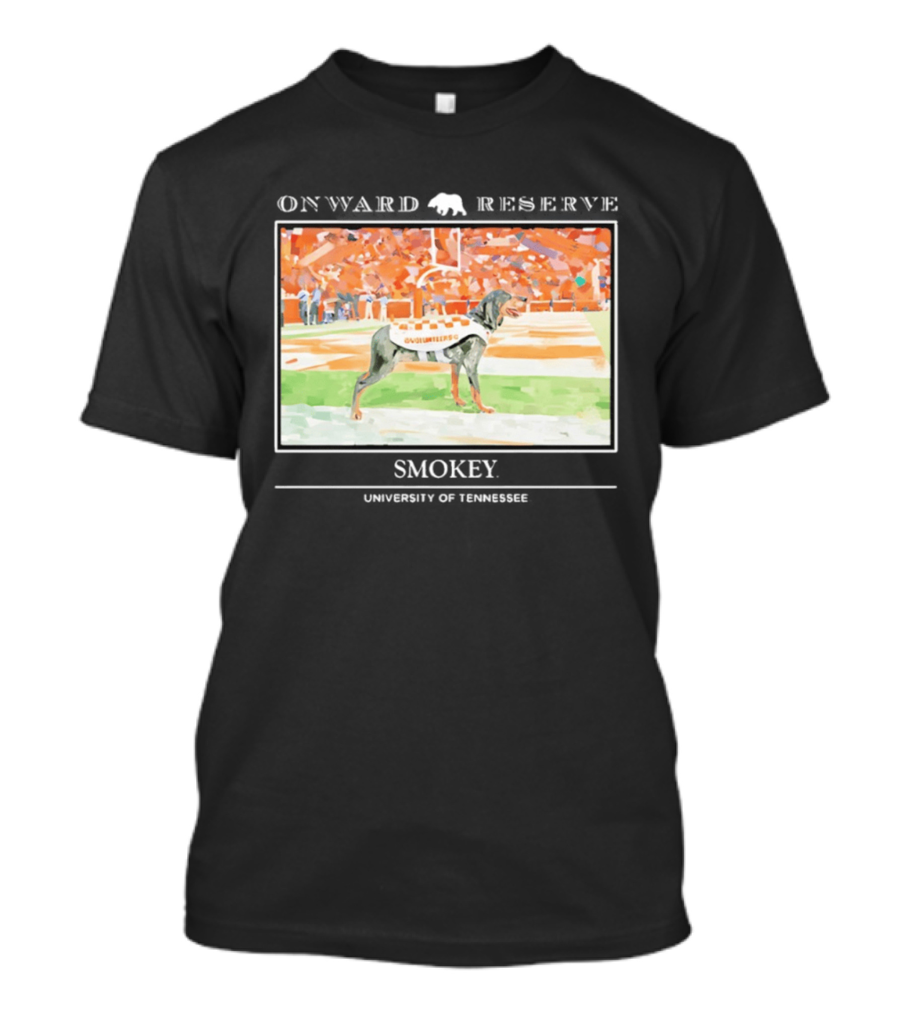 Onward Reserve Smokey University Of Tennessee Volunteers Football Stadium T-Shirt