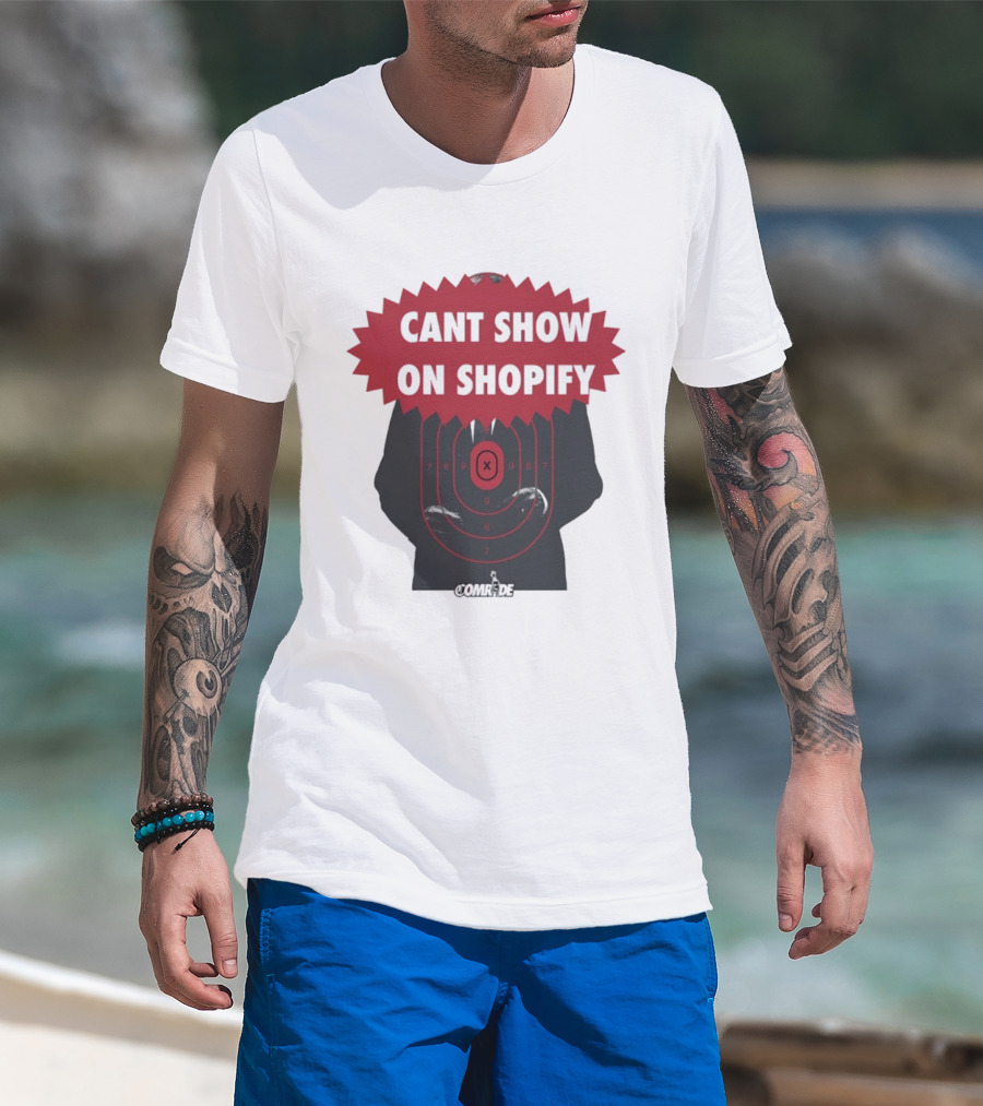 Cant Show On Shopify Target Practice X Comrade T-Shirt