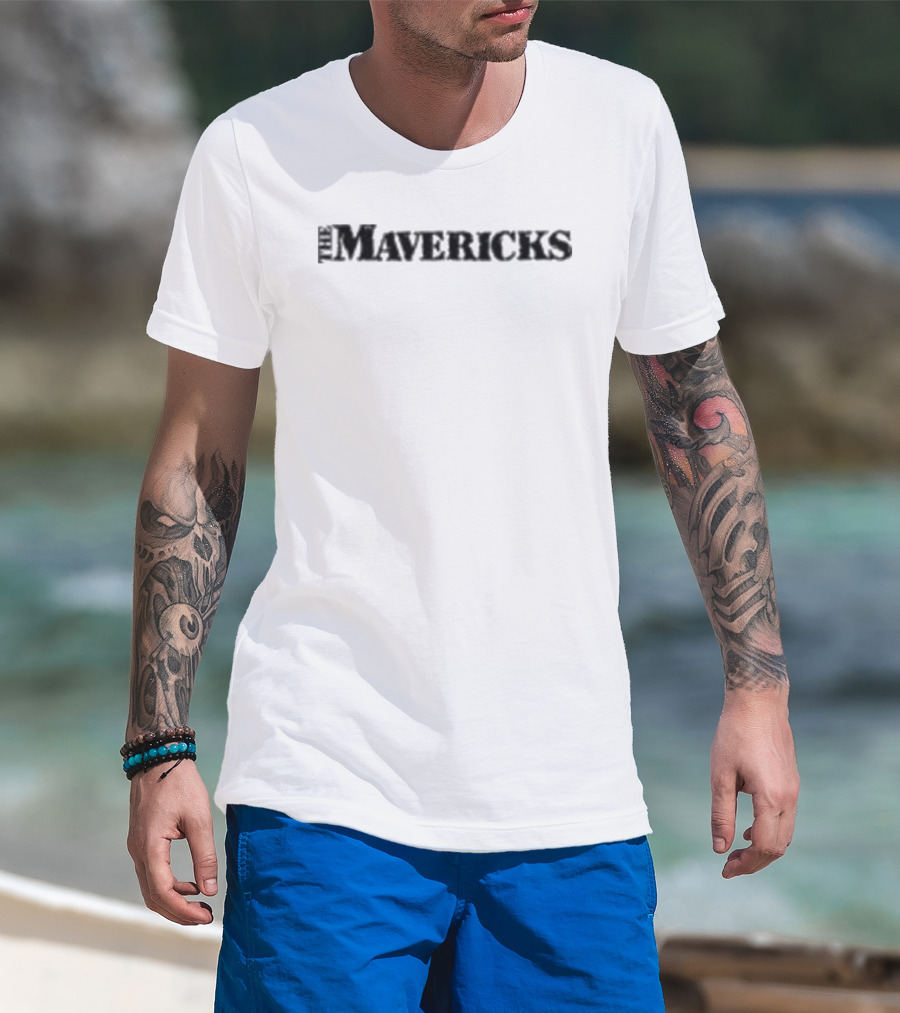 Mavericks Horse And Rider Retro Western T-Shirt