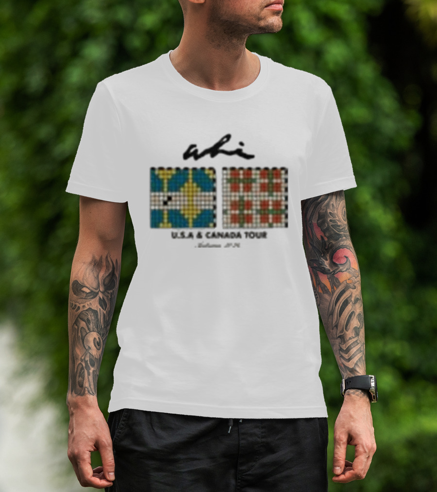 Ali USA Canada Tour Radio Tiles Mosaic T-Shirt