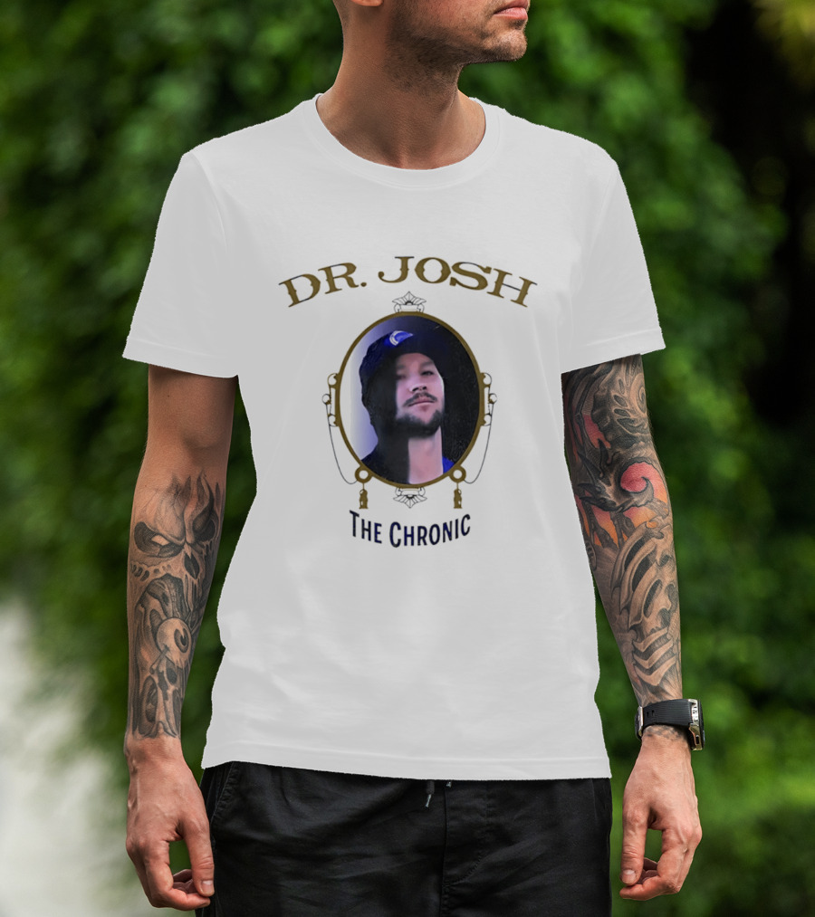 Dr Josh The Chronic Cap Mirror T-Shirt