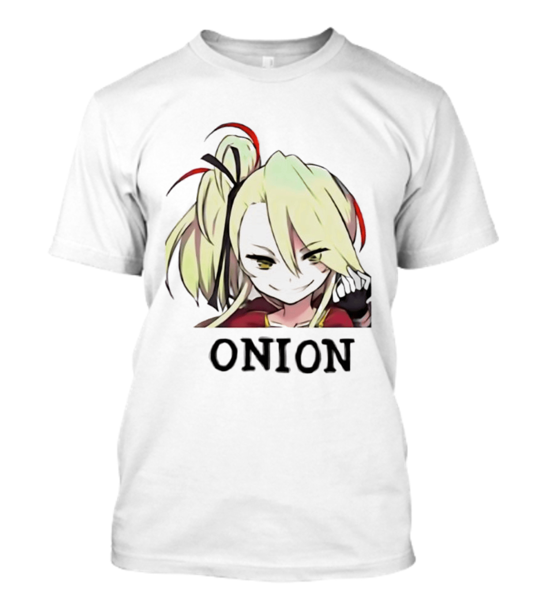 Deathpolca Anime Style Character With Onion T-Shirt