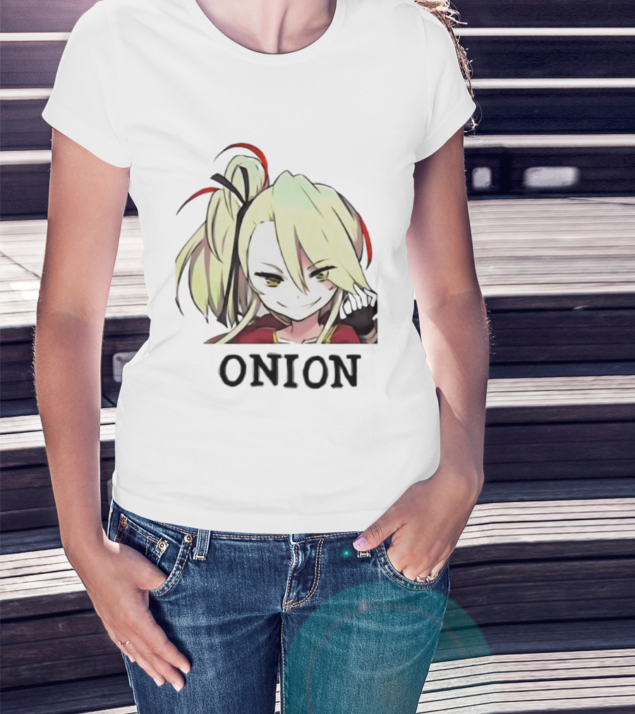 Deathpolca Anime Style Character With Onion T-Shirt