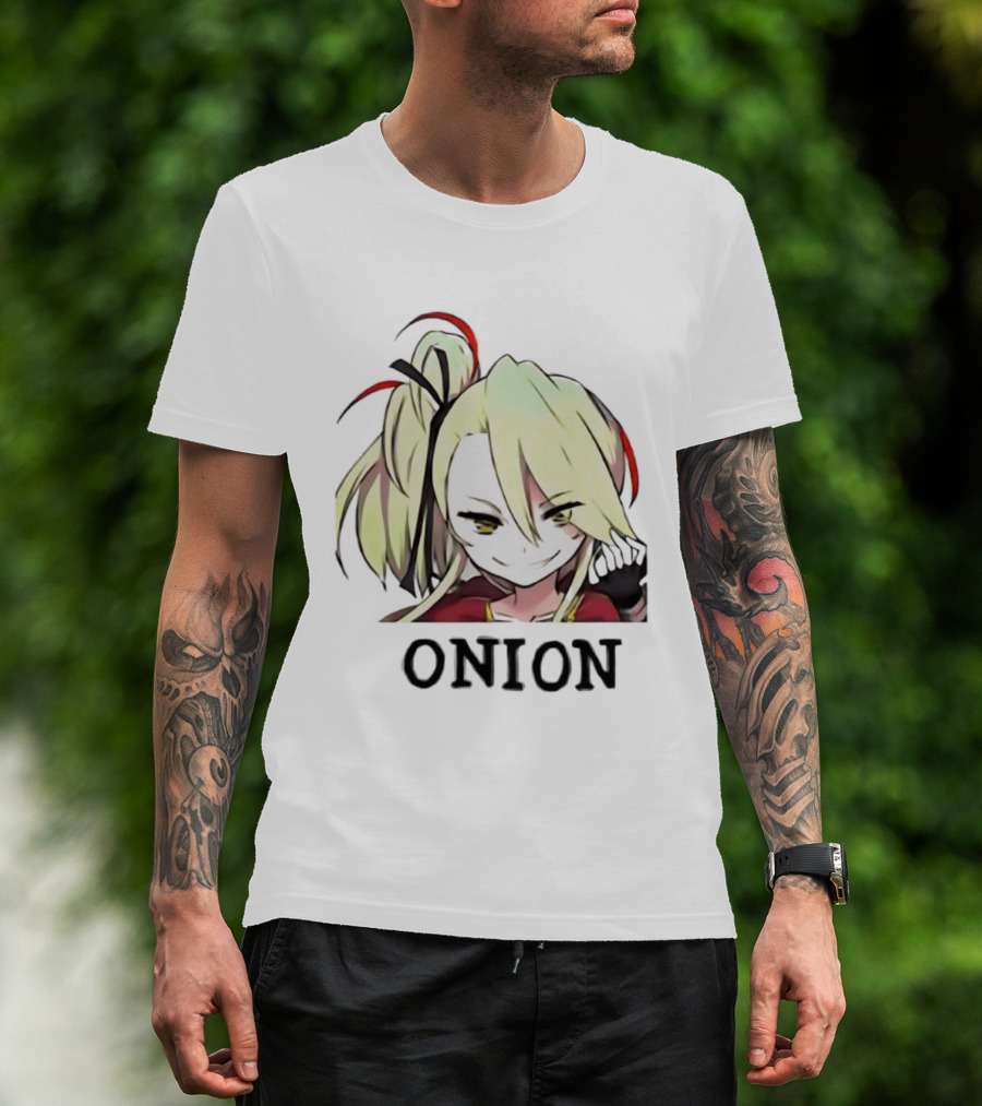 Deathpolca Anime Style Character With Onion T-Shirt