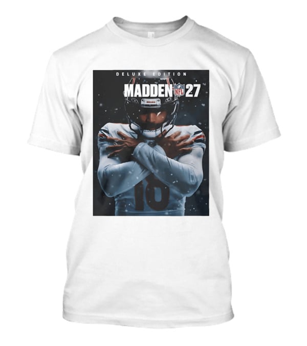 Madden NFL 27 Deluxe Edition Caleb Williams Bears 18 T-Shirt