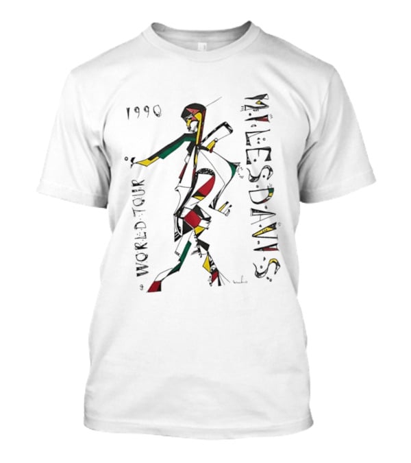 Miles Davis World Tour 1990 Abstract T-Shirt