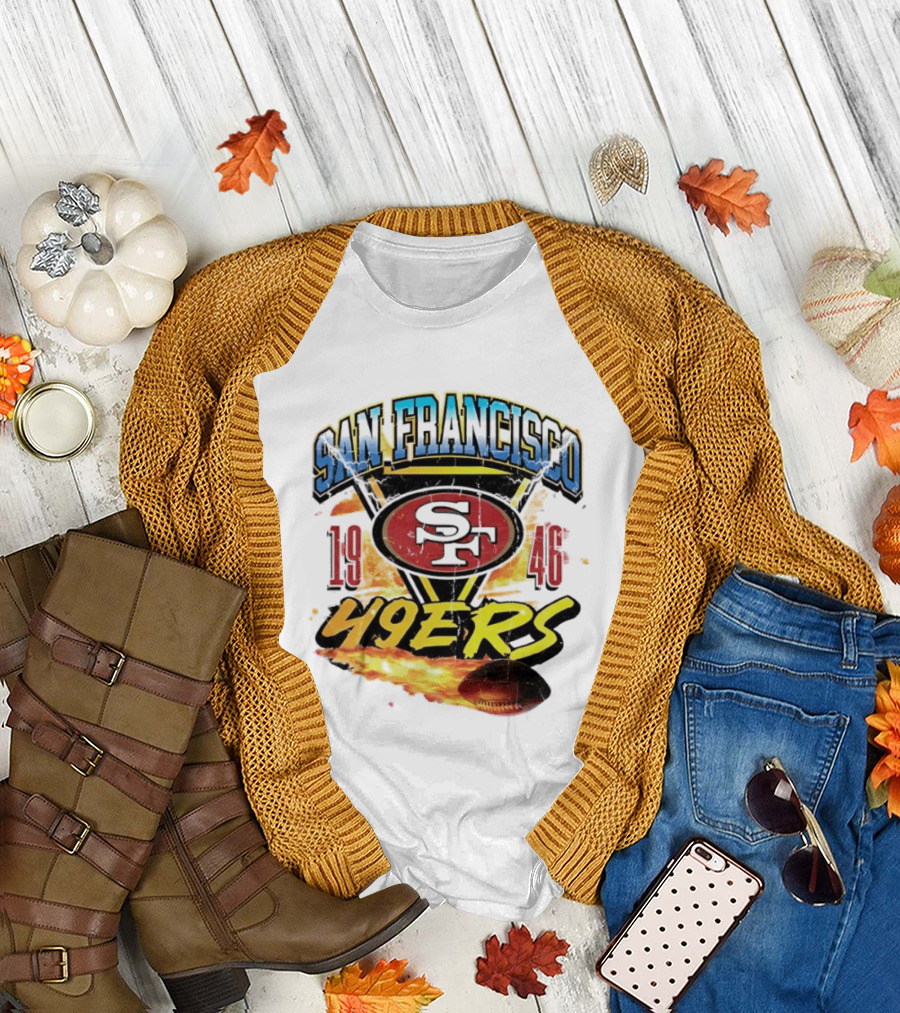 San Francisco 49ers 1946 Football Team SF Logo 49ers T-Shirt