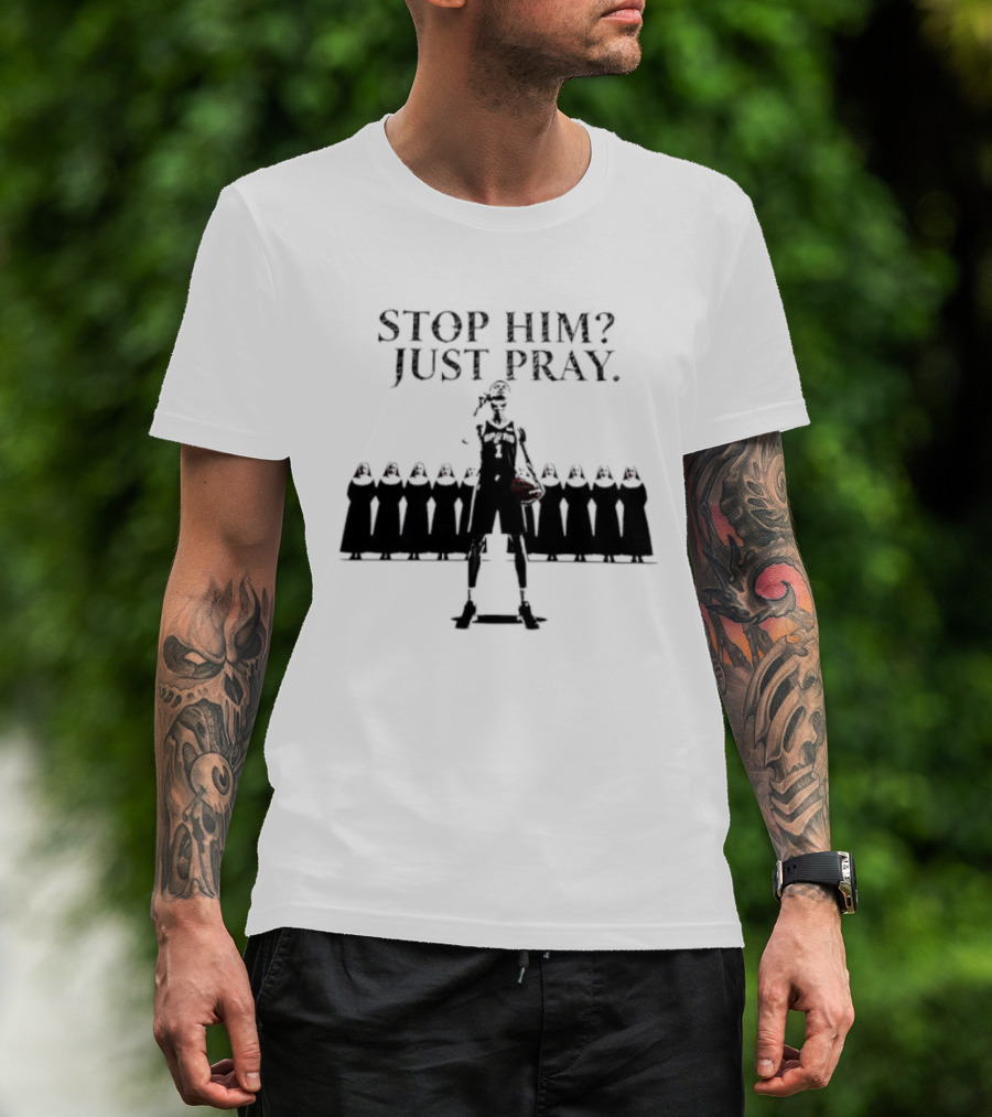 Victor Wembanyama San Antonio Spurs NBA Stop Him Just Pray T-Shirt