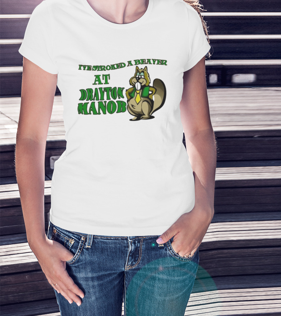 I've Stroked A Beaver At Drayton Manor Cartoon T-Shirt