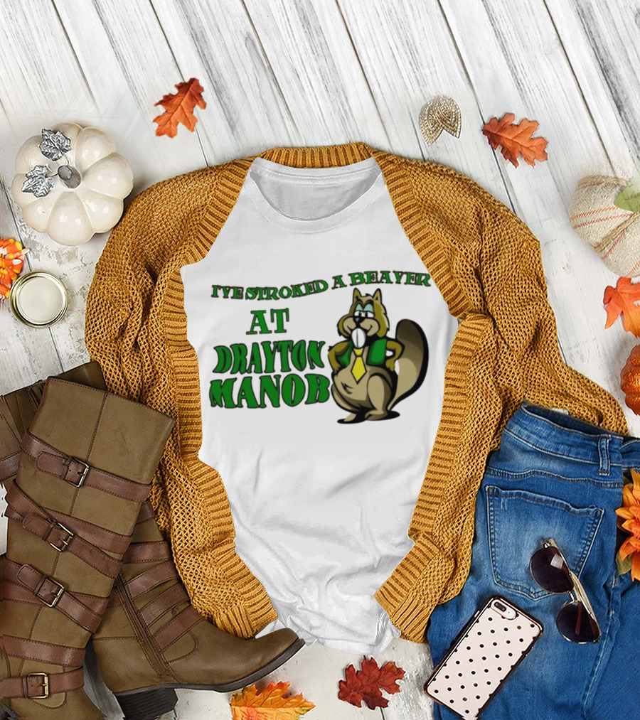 I've Stroked A Beaver At Drayton Manor Cartoon T-Shirt