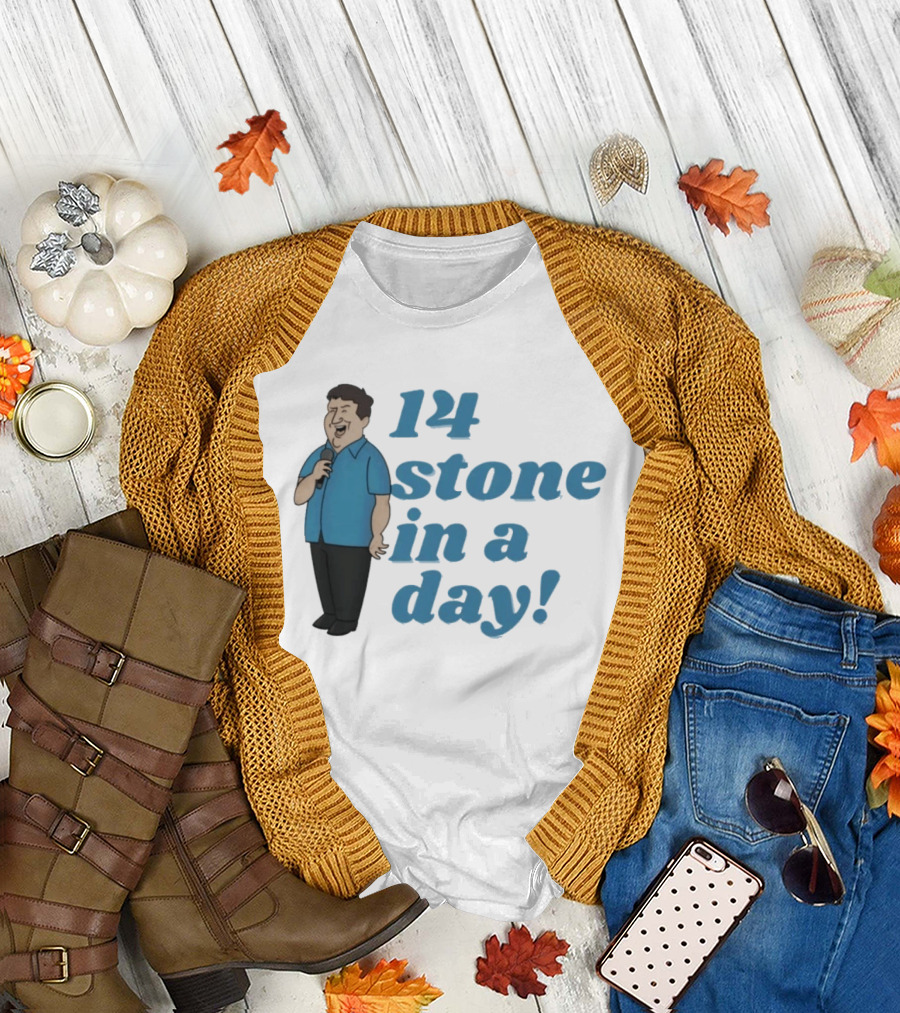 Peter Kay 14 Stone in a Day Stand Up Comedy British Comedian T-Shirt