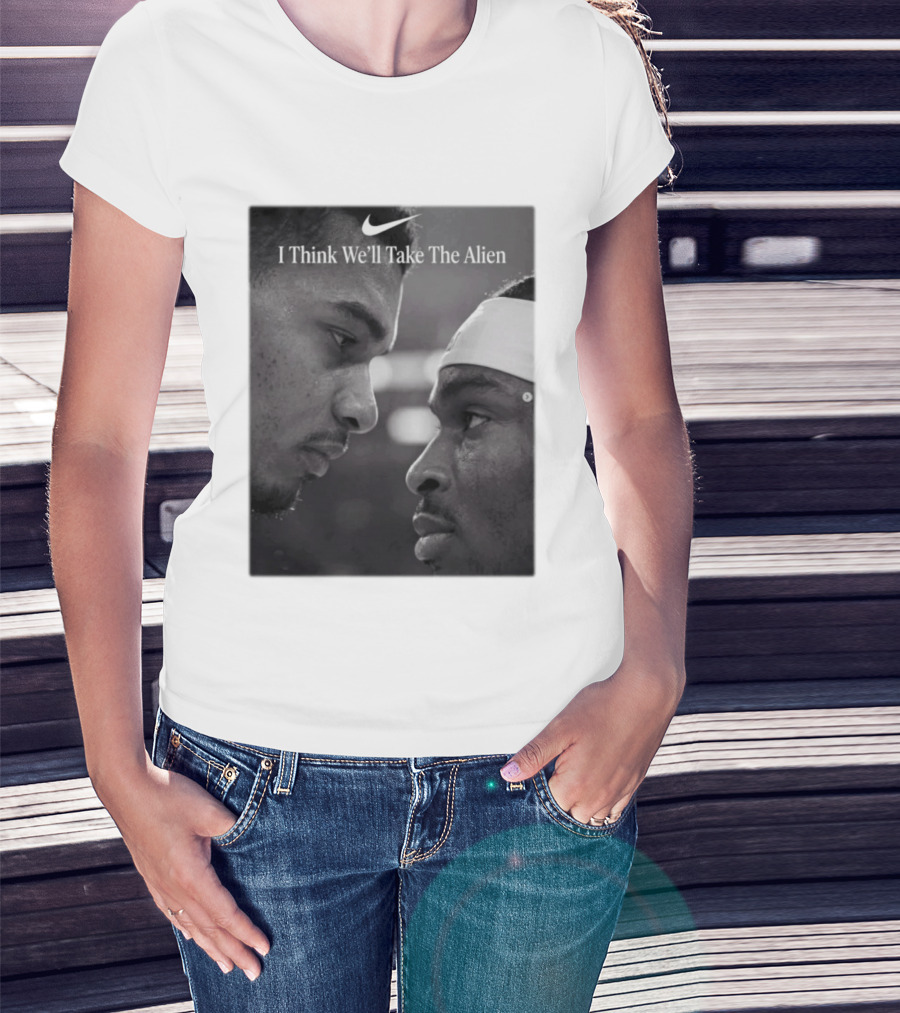 I Think We'll Take The Alien NBA Basketball Victor Wembanyama T-Shirt