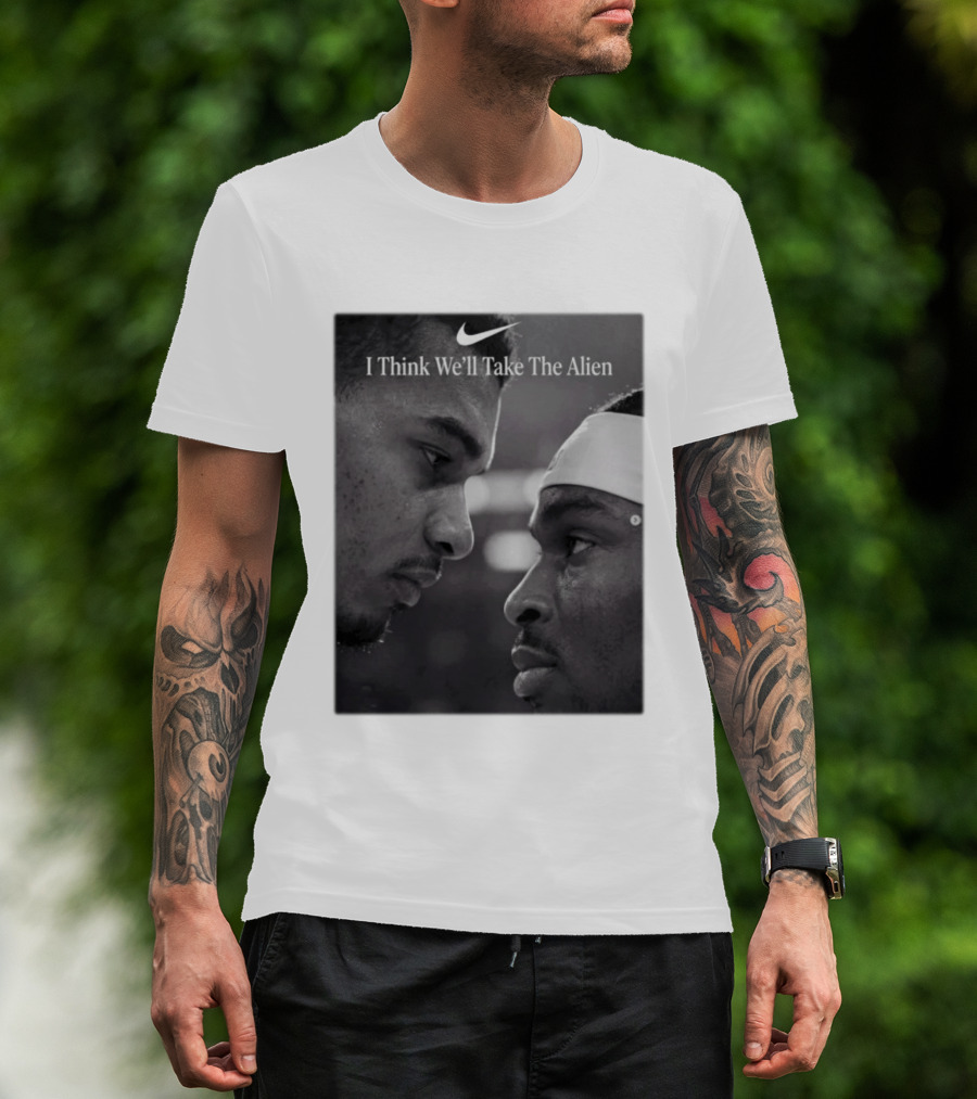 I Think We'll Take The Alien NBA Basketball Victor Wembanyama T-Shirt
