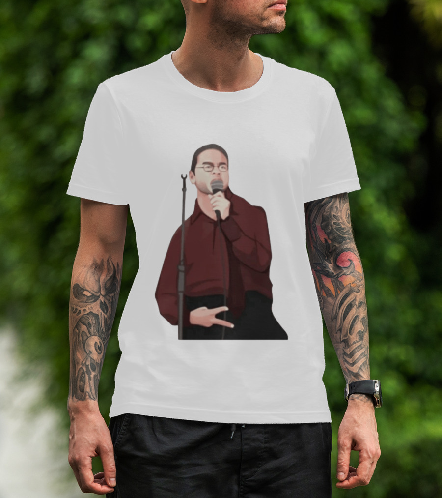 Max And Paddy Stand Up Comedy Performance Live Stage Microphone T-Shirt