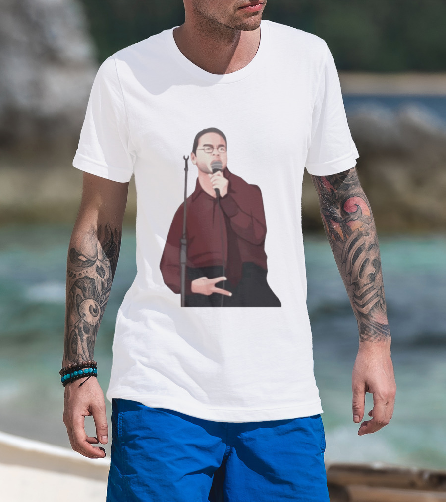Max And Paddy Stand Up Comedy Performance Live Stage Microphone T-Shirt